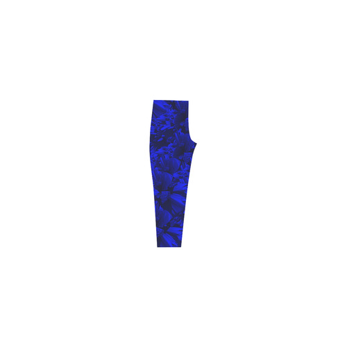 A202 Blue Peaks Abstract Capri Legging (Model L02)