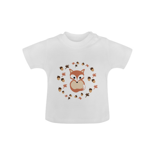 Fox in autumn Baby Classic T-Shirt (Model T30)