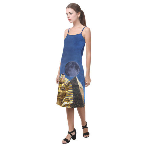 King Tut and Pyramid Alcestis Slip Dress (Model D05)
