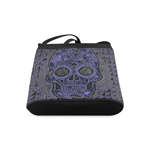 skull blue Crossbody Bags (Model 1613)