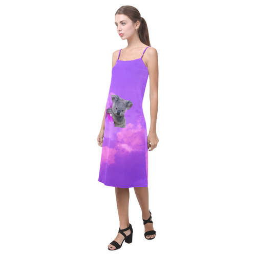 Koala and Orchid Alcestis Slip Dress (Model D05)