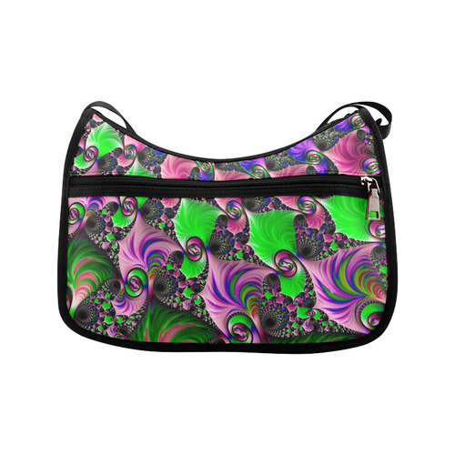 awesome fractal 33A Crossbody Bags (Model 1616)