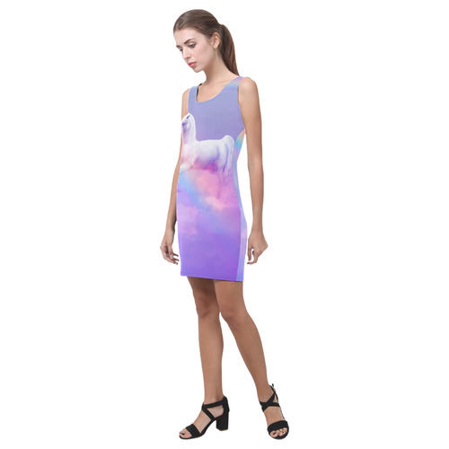 Unicorn and Rainbow Medea Vest Dress (Model D06)