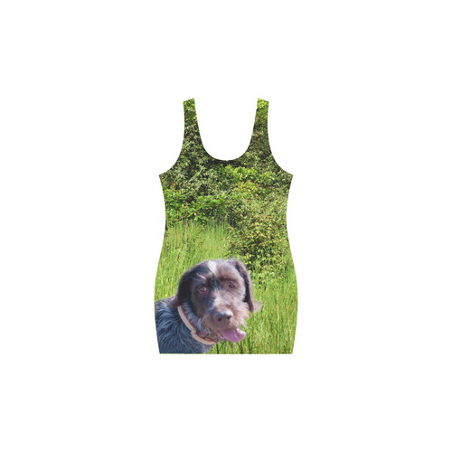 Dog Wirehaired Pointing Griffon Medea Vest Dress (Model D06)