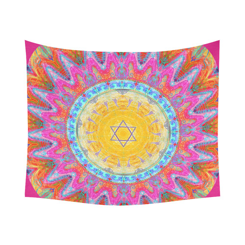 chuppah 3 Cotton Linen Wall Tapestry 60"x 51"