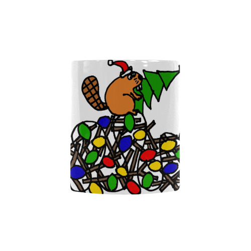 Funny Christmas Beaver Custom Morphing Mug