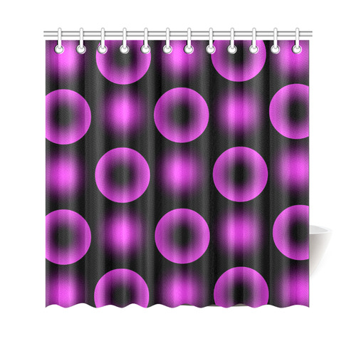 optical neon circles Shower Curtain 69"x70" ID D735380