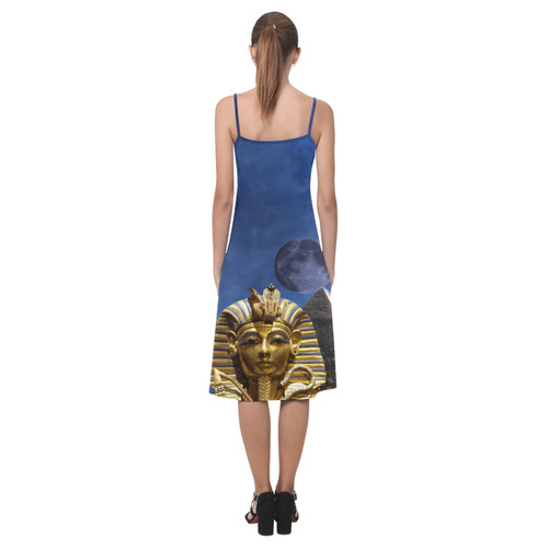 King Tut and Pyramid Alcestis Slip Dress (Model D05)