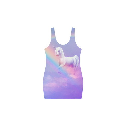 Unicorn and Rainbow Medea Vest Dress (Model D06)