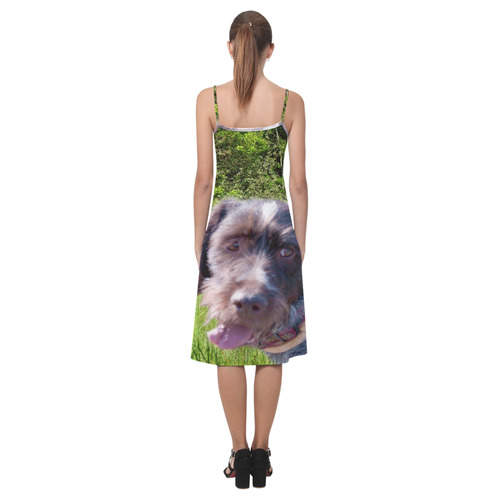 Dog Wirehaired Pointing Griffon Alcestis Slip Dress (Model D05)