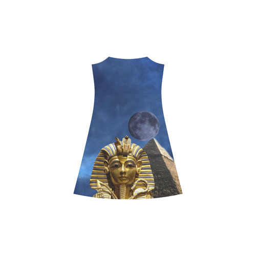 King Tut and Pyramid Alcestis Slip Dress (Model D05)