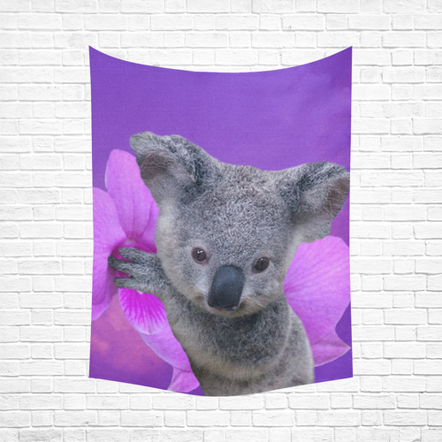 Koala Cotton Linen Wall Tapestry 60"x 80"