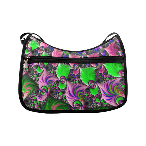 awesome fractal 33A Crossbody Bags (Model 1616)