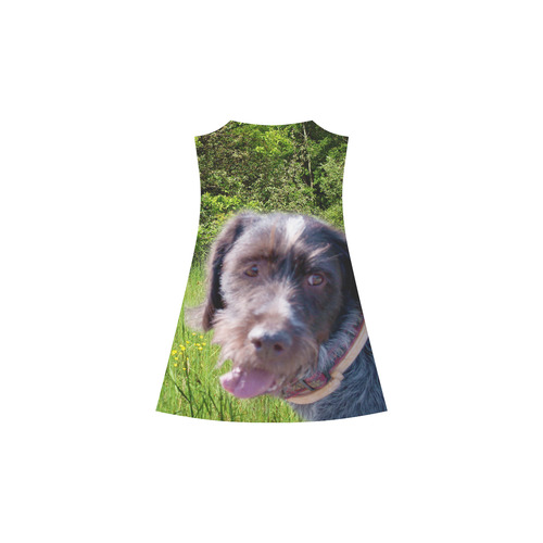 Dog Wirehaired Pointing Griffon Alcestis Slip Dress (Model D05)