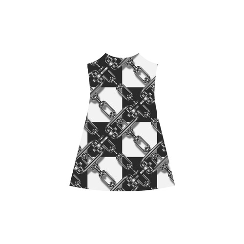 Checkered Chains Alcestis Slip Dress (Model D05)