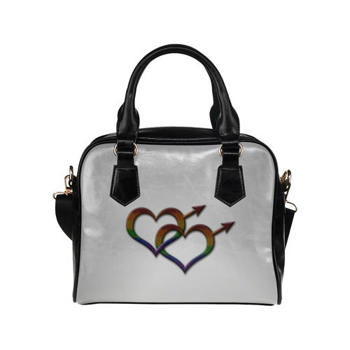 Rainbow Male Gender Symbols Shoulder Handbag (Model 1634)