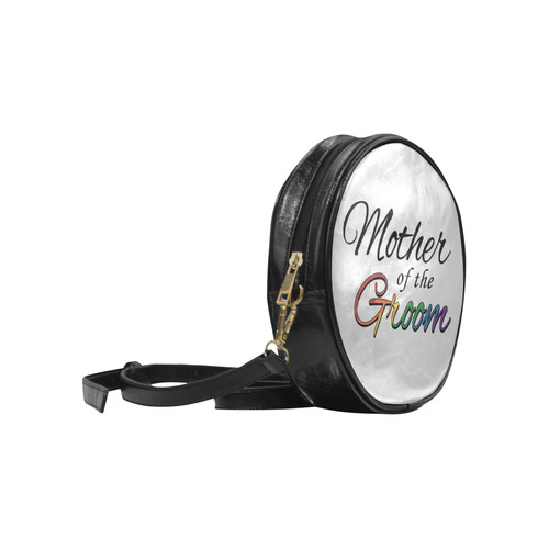 Rainbow "Mother of the Groom" Round Sling Bag (Model 1647)