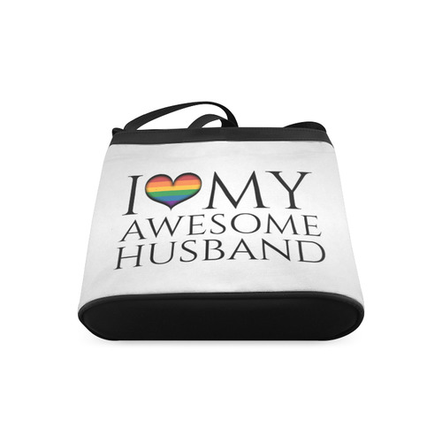 I Heart My Awesome Husband Crossbody Bags (Model 1613)