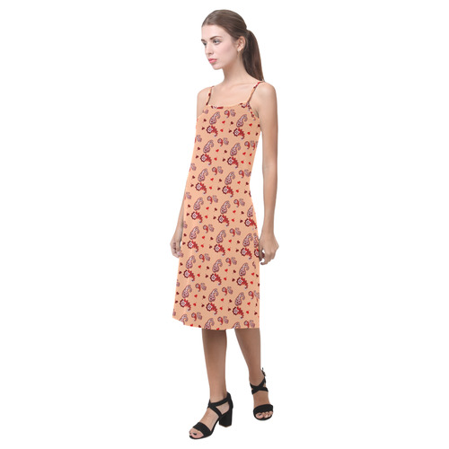 Paisley Droplets Alcestis Slip Dress (Model D05)