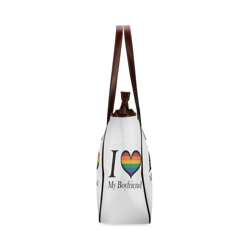 I Heart My Boyfriend Classic Tote Bag (Model 1644)