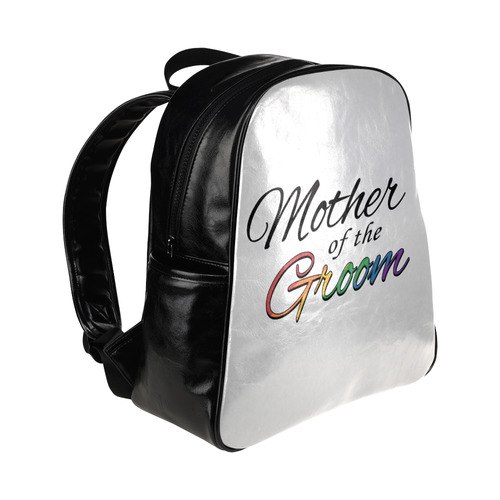 Rainbow "Mother of the Groom" Multi-Pockets Backpack (Model 1636)