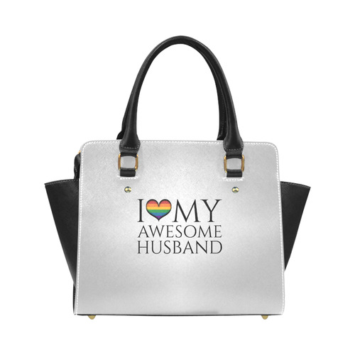 I Heart My Awesome Husband Classic Shoulder Handbag (Model 1653)