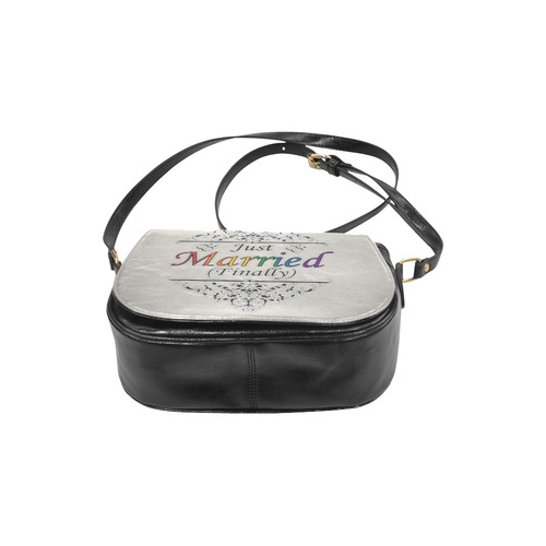 Just Married (Finally) Gay Design Classic Saddle Bag/Large (Model 1648)