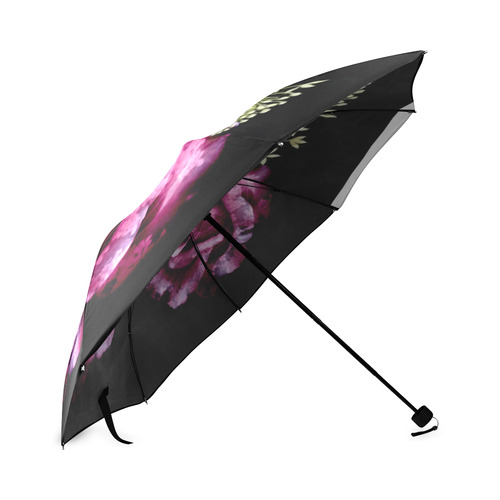floral heart Foldable Umbrella (Model U01)