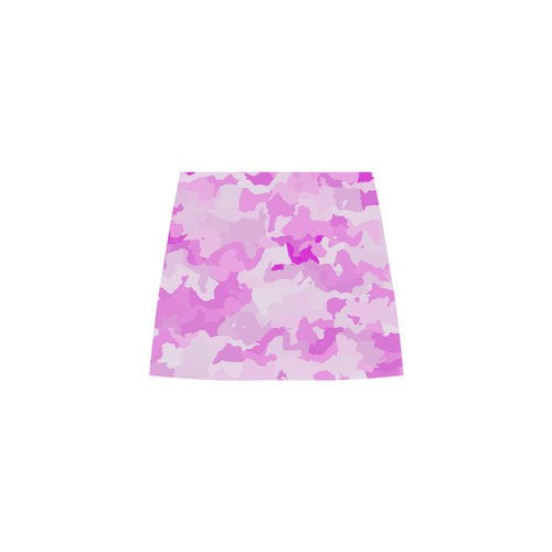camouflage soft pink Eos Women's Sleeveless Dress (Model D01)
