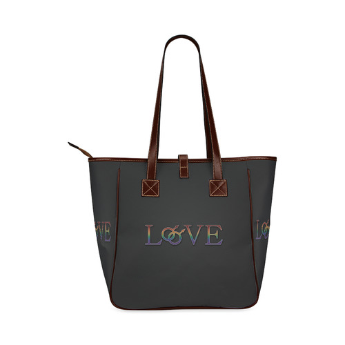 Gay Pride Rainbow love Classic Tote Bag (Model 1644)