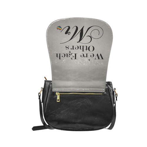 We're Each Other's Mr. Classic Saddle Bag/Large (Model 1648)