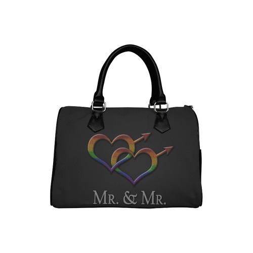 Mr. and Mr. Gay Pride Boston Handbag (Model 1621)