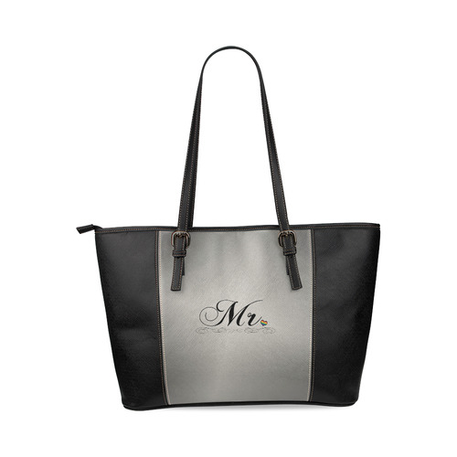 Mr. Gay Design Leather Tote Bag/Large (Model 1640)