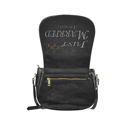 Just Married (Finally) Gay Pride Classic Saddle Bag/Large (Model 1648)
