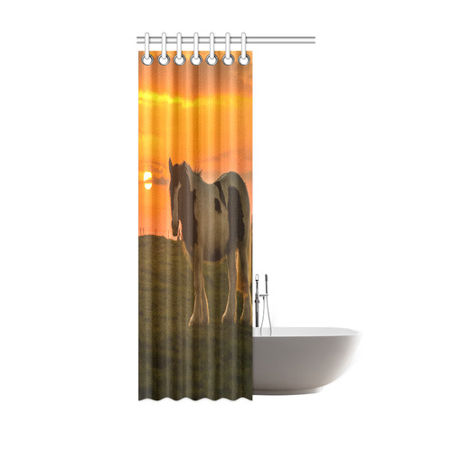 Sunset Horse Shower Curtain 36"x72"