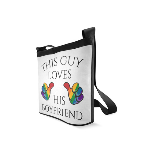 This Guy Loves His Boyfriend Crossbody Bags (Model 1613)