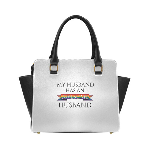 My Husband Has an Awesome Husband Classic Shoulder Handbag (Model 1653)