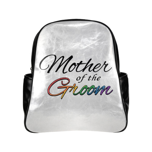 Rainbow "Mother of the Groom" Multi-Pockets Backpack (Model 1636)