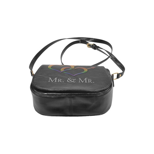 Mr. and Mr. Gay Pride Classic Saddle Bag/Large (Model 1648)