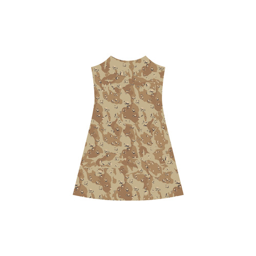 Desert Camouflage Pattern Alcestis Slip Dress (Model D05)