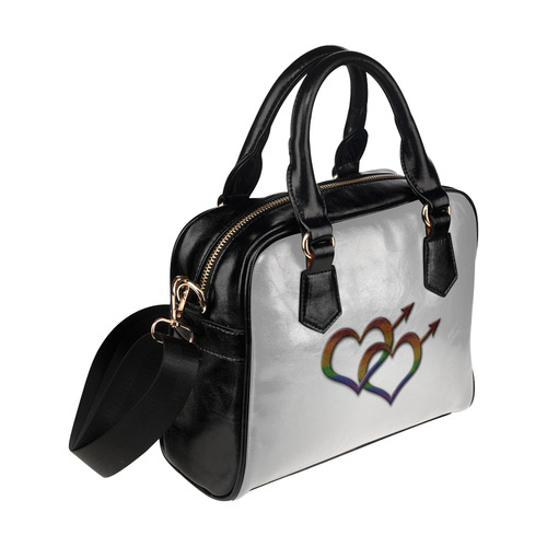 Rainbow Male Gender Symbols Shoulder Handbag (Model 1634)