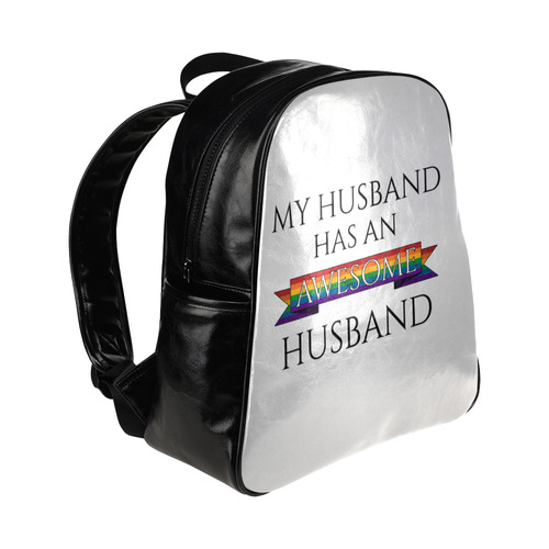 My Husband Has an Awesome Husband Multi-Pockets Backpack (Model 1636)