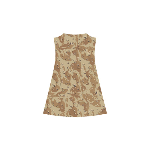 Desert Camouflage Pattern Alcestis Slip Dress (Model D05)