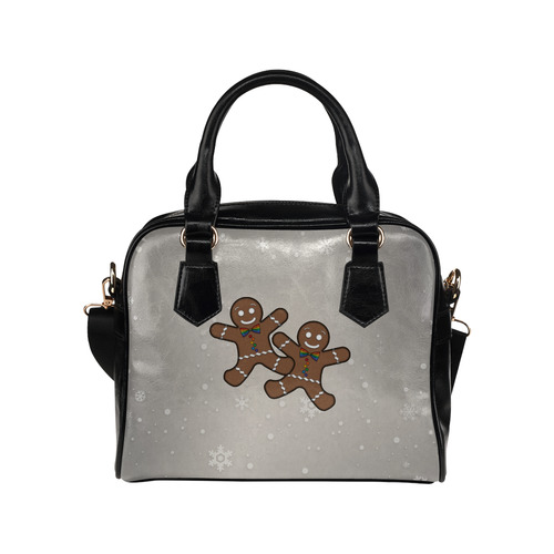 Gingerbread Couple Gay Pride Shoulder Handbag (Model 1634)