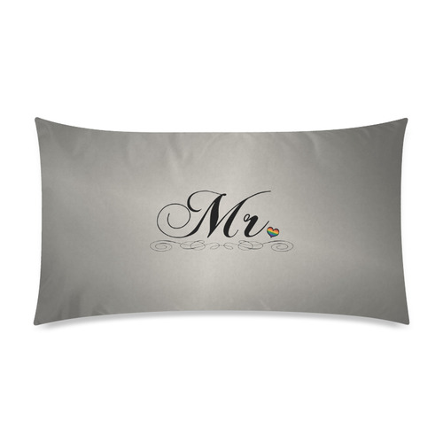 Mr. Gay Design Rectangle Pillow Case 20"x36"(Twin Sides)