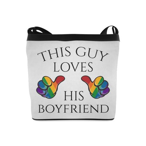 This Guy Loves His Boyfriend Crossbody Bags (Model 1613)