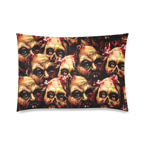 wall-of-zombies Custom Zippered Pillow Case 20"x30" (one side)