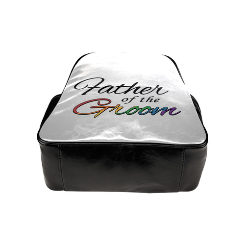 Rainbow "Father of the Groom" Multi-Pockets Backpack (Model 1636)