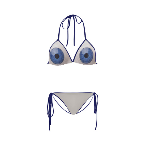 Funny Novelty Eyeball Custom Bikini Swimsuit