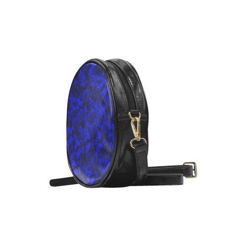 A202 Blue Peaks Abstract Round Sling Bag (Model 1647)